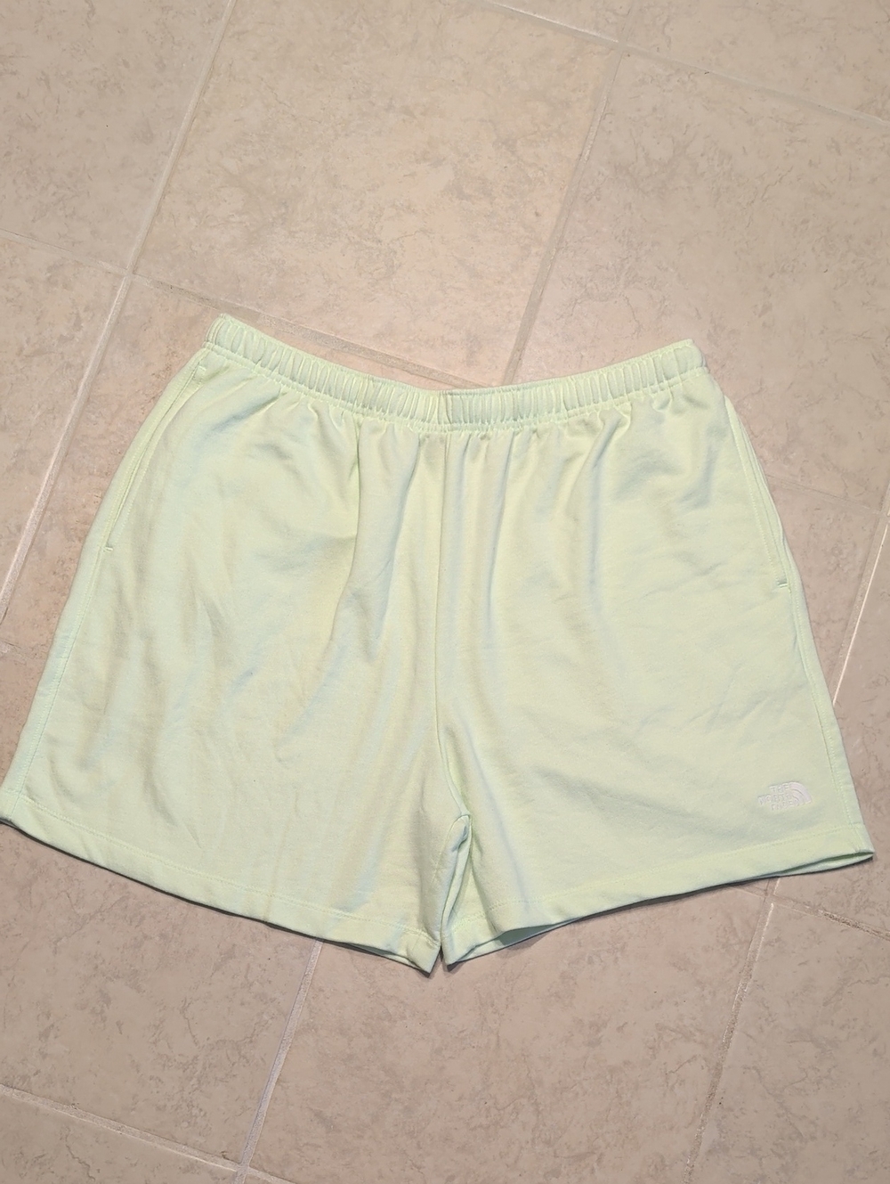 The North Face Men's Fleece Yellow Lime Shorts